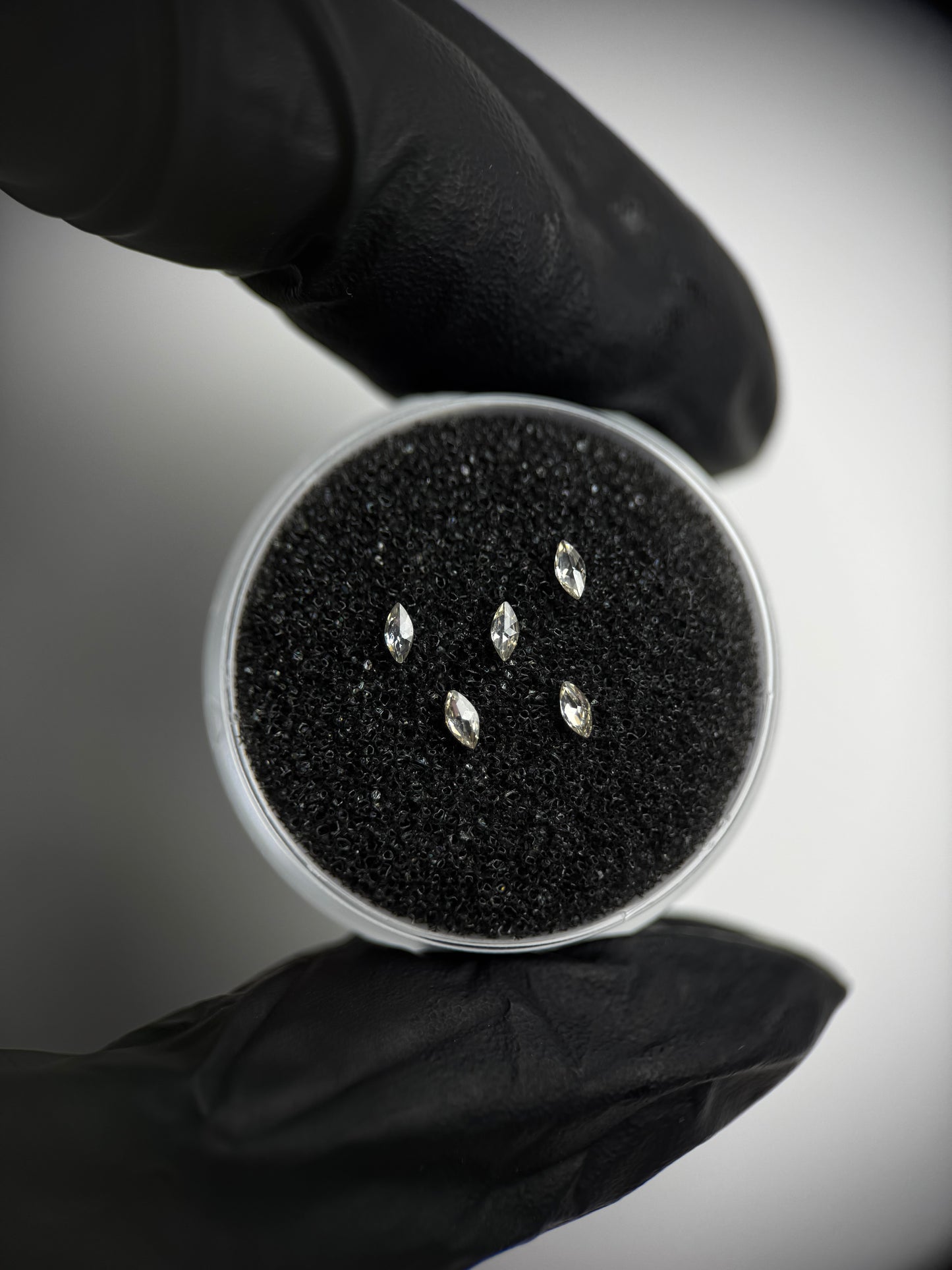 Mini-Marquise aus Zirkonia - Kristall - 10 Einheiten