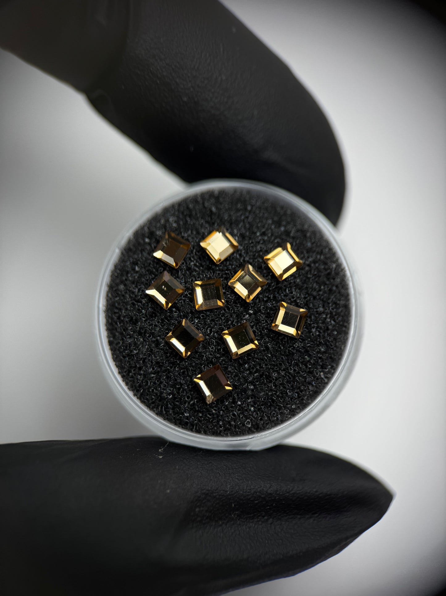 Pack 10 cuadrados SWAROVSKI® - Crystal Golden Shadow