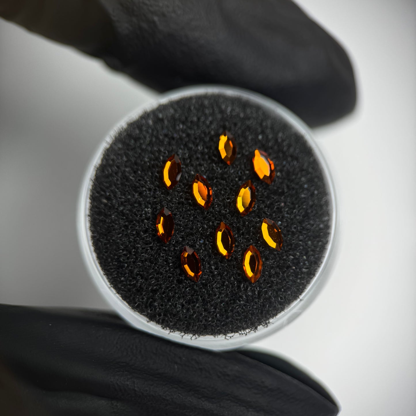 Pack de gemas dentales Navette SWAROVSKI® - Dark Orange