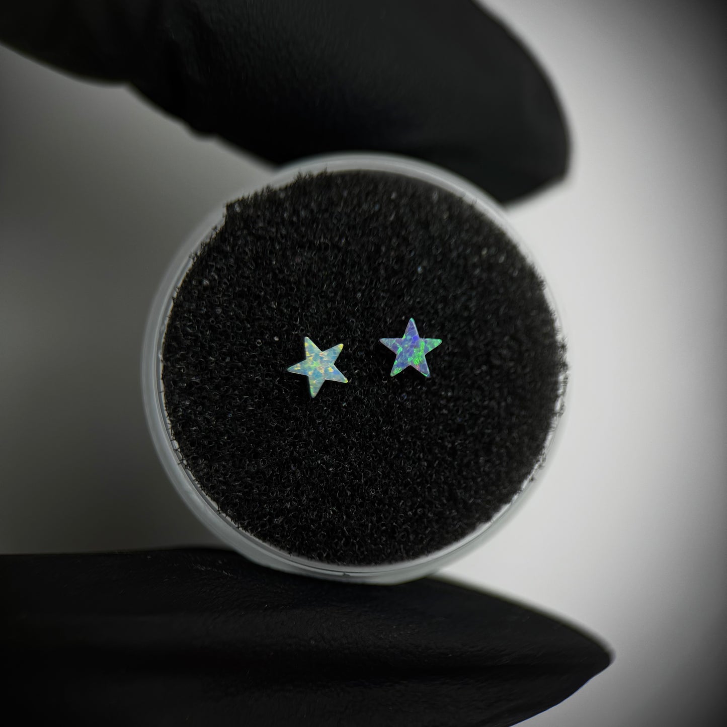 Gema dental de ópalo en forma de Estrella