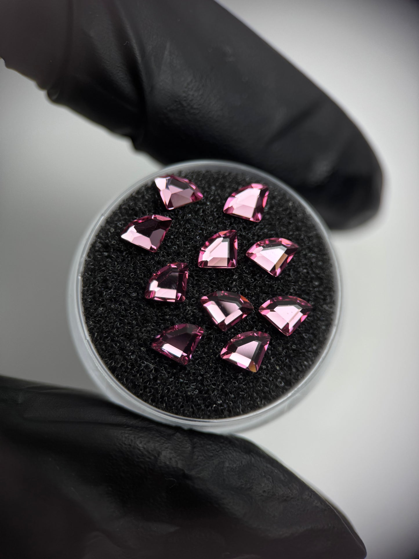 Pack 10 connector SWAROVSKI® - Rose