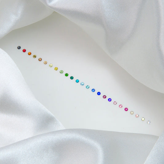 Surtido de 250 gemas dentales SWAROVSKI® - Colección básica de colores