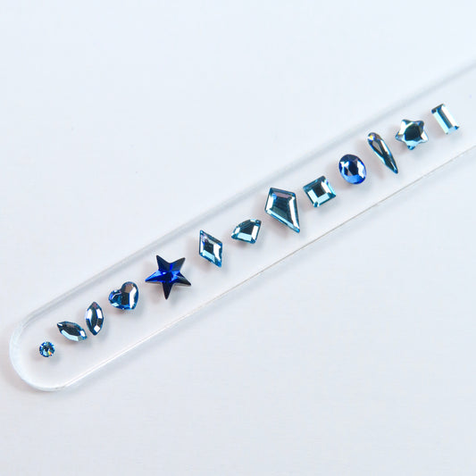 The Essentials SWAROVSKI® - 68 gemas dentales - Azul