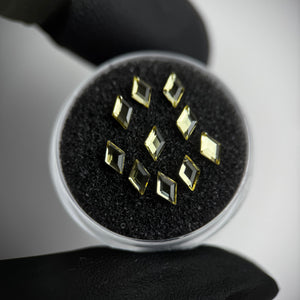Pack 10 gemas dentales Diamond Shape SWAROVSKI® - Jonquil