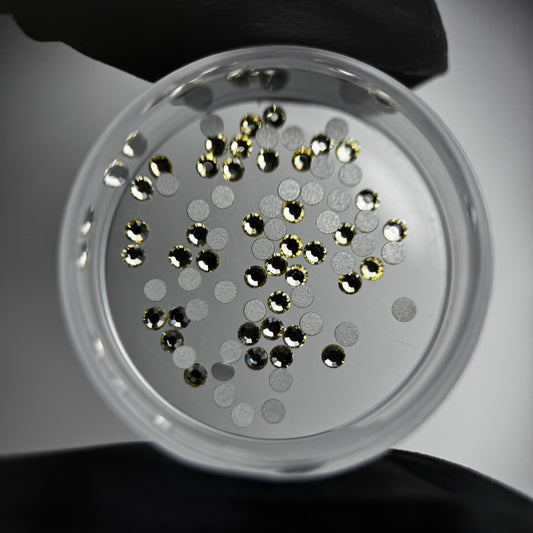 Gemas dentales PRECIOSA® redondos - Crystal Apricot