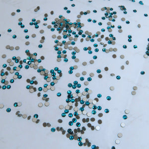 SWAROVSKI® 2058 round crystals - Blue Zircon