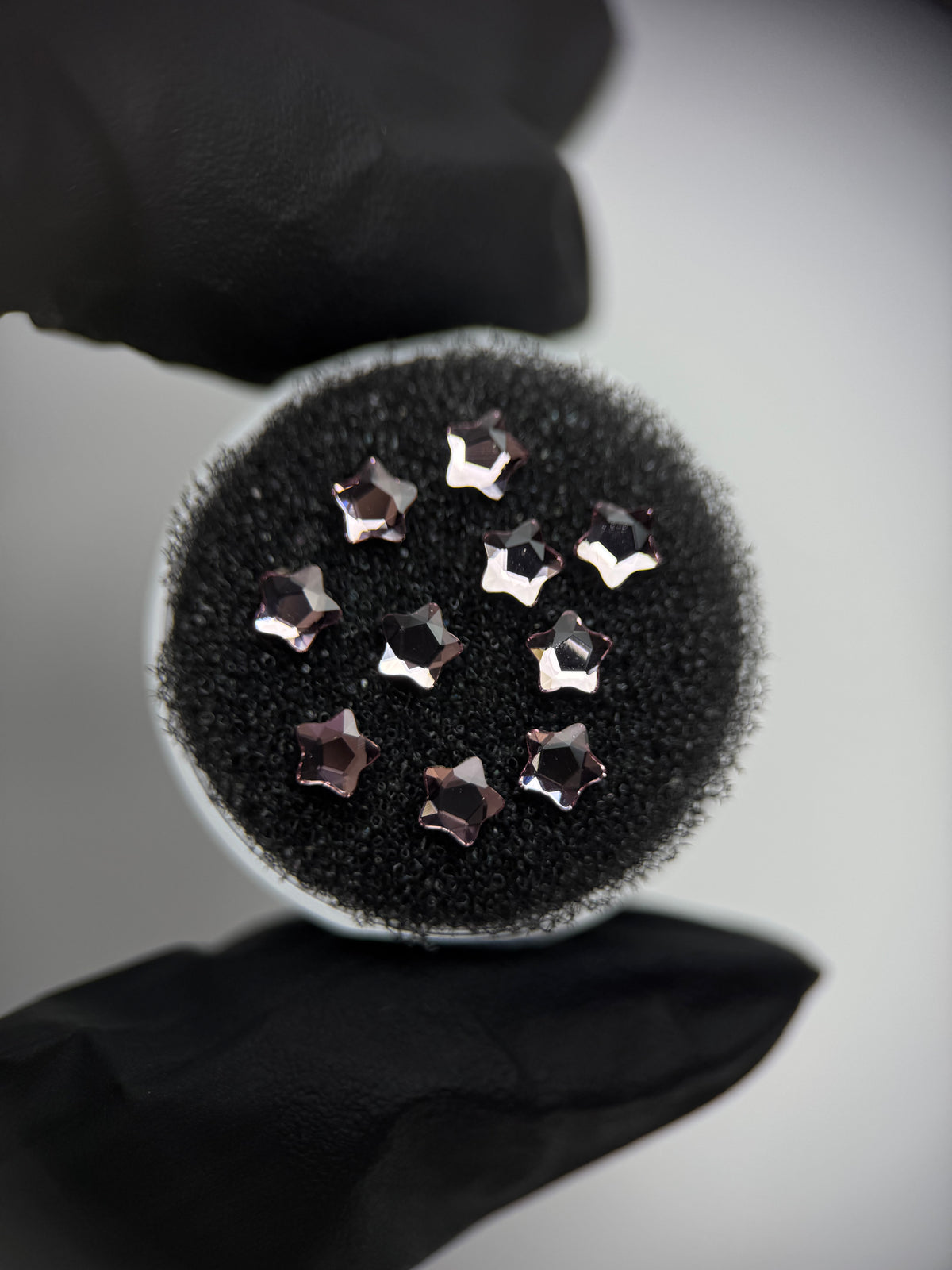 10-pack Star Flower SWAROVSKI® Dental Gems - Light Rose