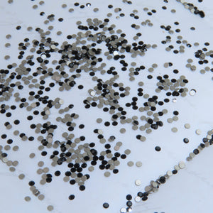 SWAROVSKI® 2000 runde Kristalle - Jet - SS3