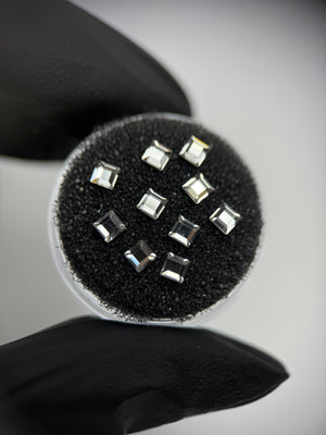 10er-Packung SWAROVSKI® Square Dental Gems - Crystal