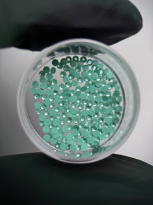 SWAROVSKI® 2058 runde Kristalle - Crystal Soft Mint Ignite