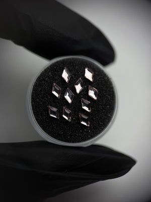 Pack 10 gemas dentales Diamond Shape SWAROVSKI® - Light Pink
