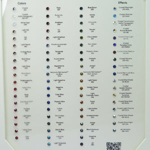 Official Swarovski® Color Chart - Pre-venta
