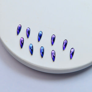 Pack de 10 raindrop SWAROVSKI® - Crystal Heliotrope