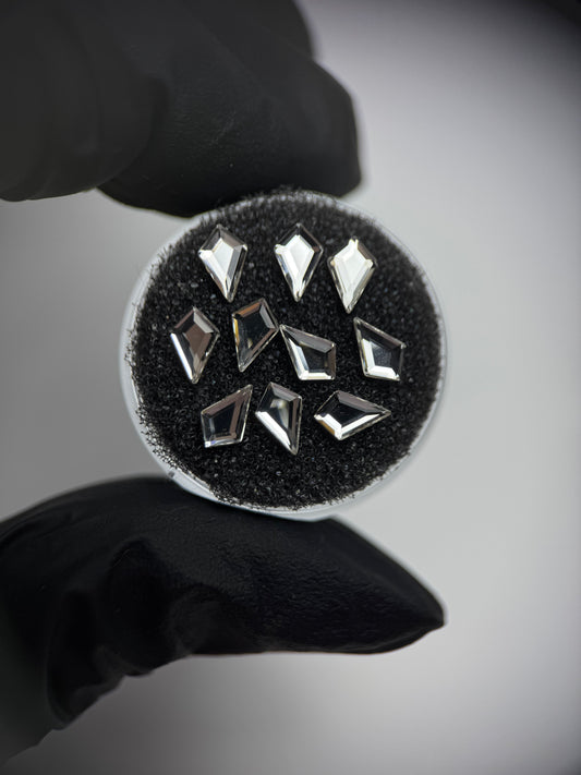 10er-Pack SWAROVSKI® Comet Dental Gems – Kristall