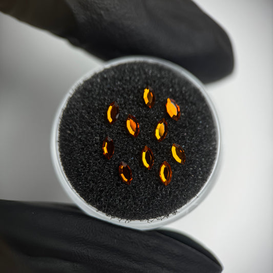 Pack de gemas dentales Navette SWAROVSKI® - Dark Orange