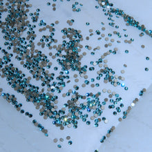 SWAROVSKI® 2058 Round Dental Gems - Light Turquoise