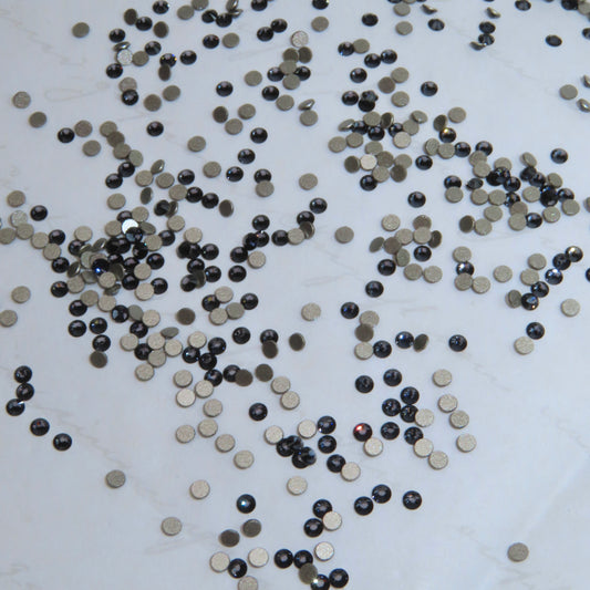 Cristales SWAROVSKI® 2058 redondos - Graphite