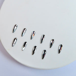 Pack de 10 raindrop SWAROVSKI® - Crystal Silver Night