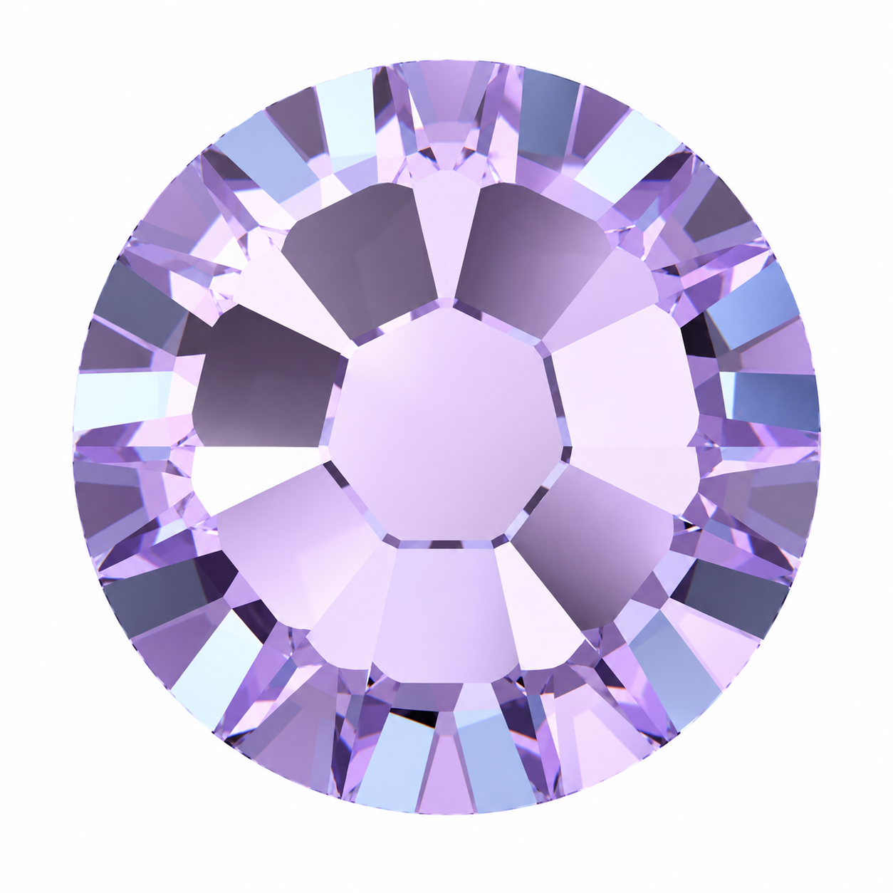SWAROVSKI® 2058 Runde Zahnsteine ​​- Helles Siam