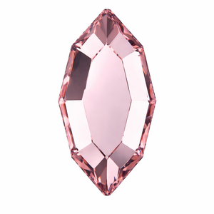 10er-Pack SWAROVSKI® Navette Dental Gems - Hellrosa