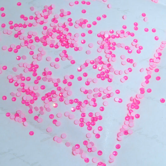 Cristales SWAROVSKI® 2058 redondos - Electr. Pink Ignite