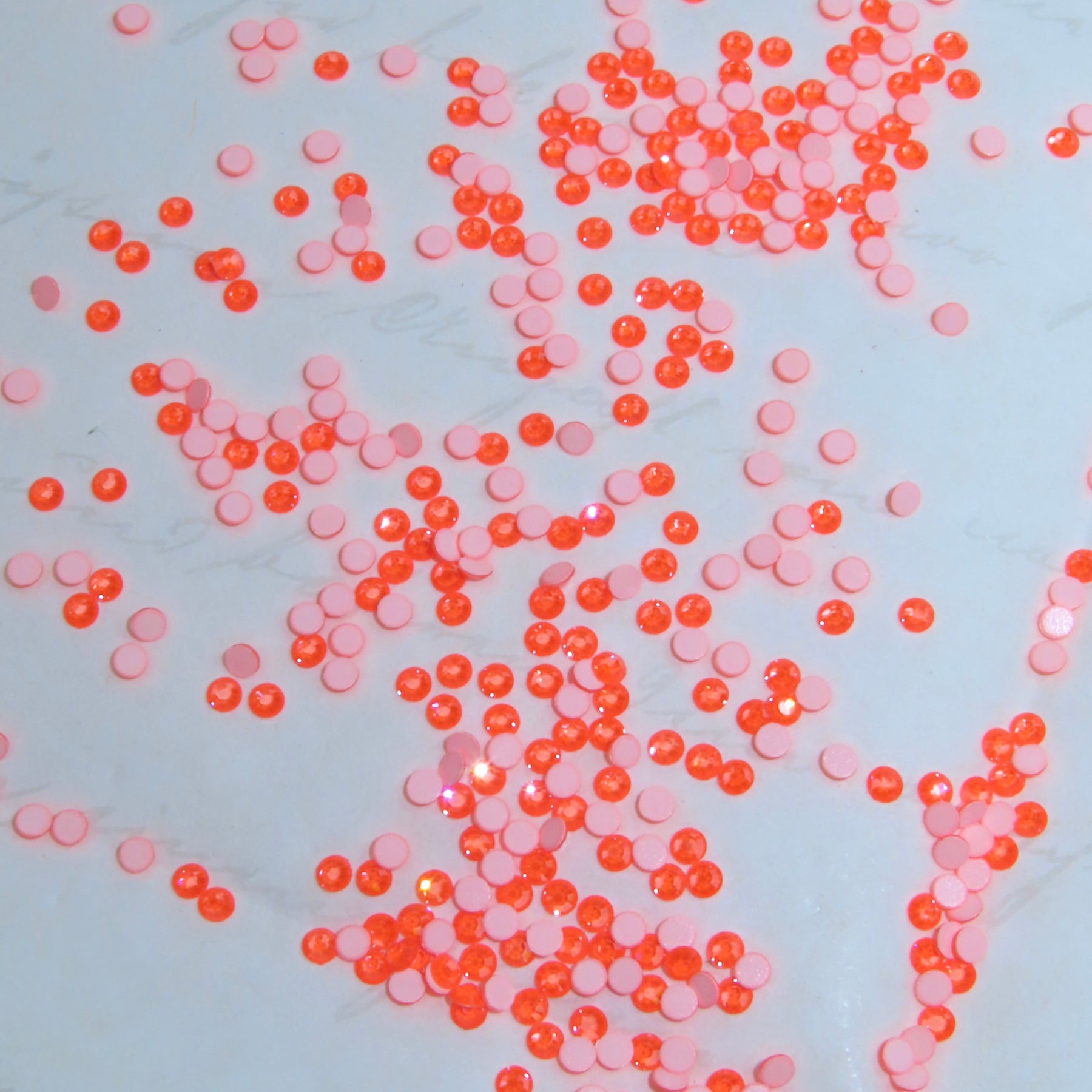 SWAROVSKI® 2058 runde Kristalle - Elektr. Orange Ignite