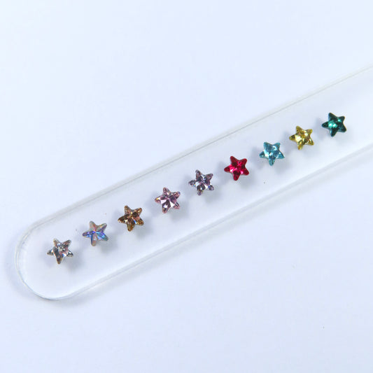 Mini estrella de Circonita cúbica - 5 unidades