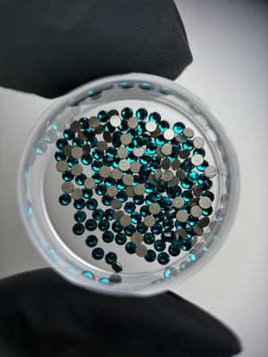 SWAROVSKI® 2058 round crystals - Blue Zircon