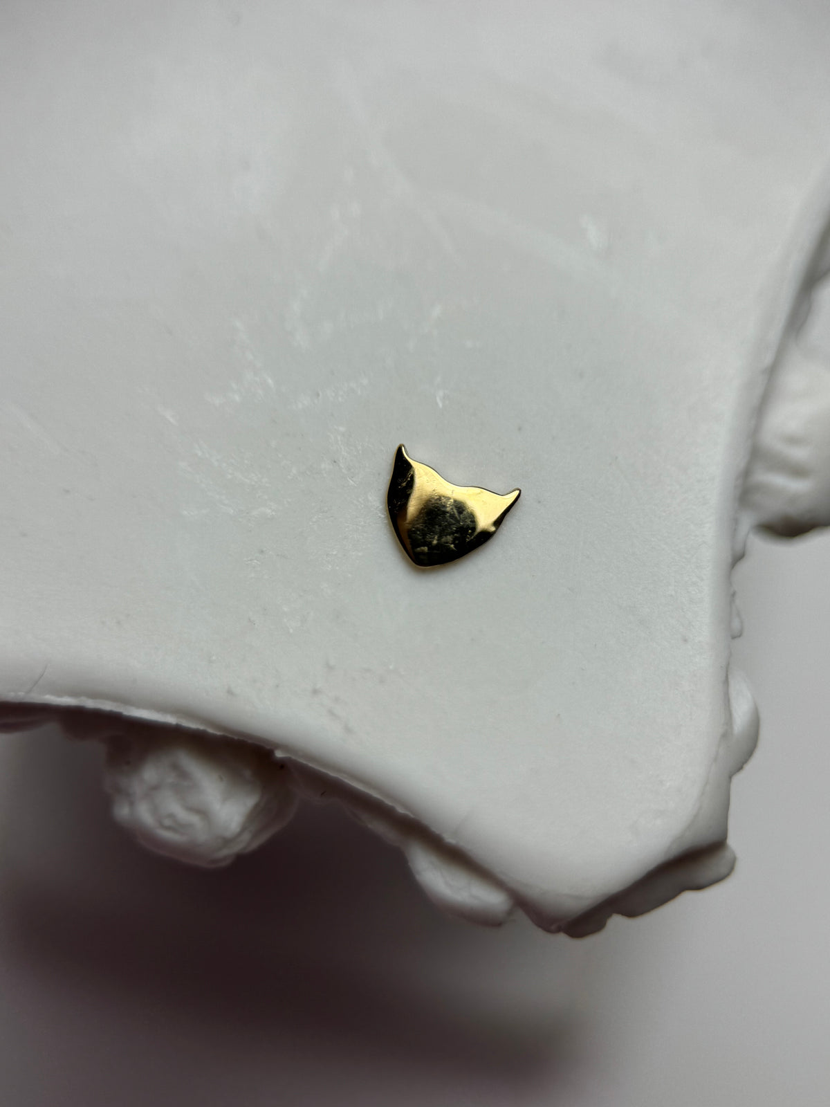 18k gold Evil heart piece
