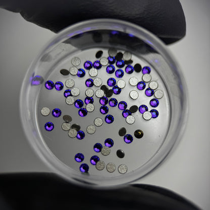 Gemas dentales SWAROVSKI® 2058 redondos - Crystal Heliotrope