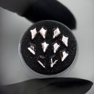 Pack of 10 SWAROVSKI® Comet Dental Gems - Light Rose
