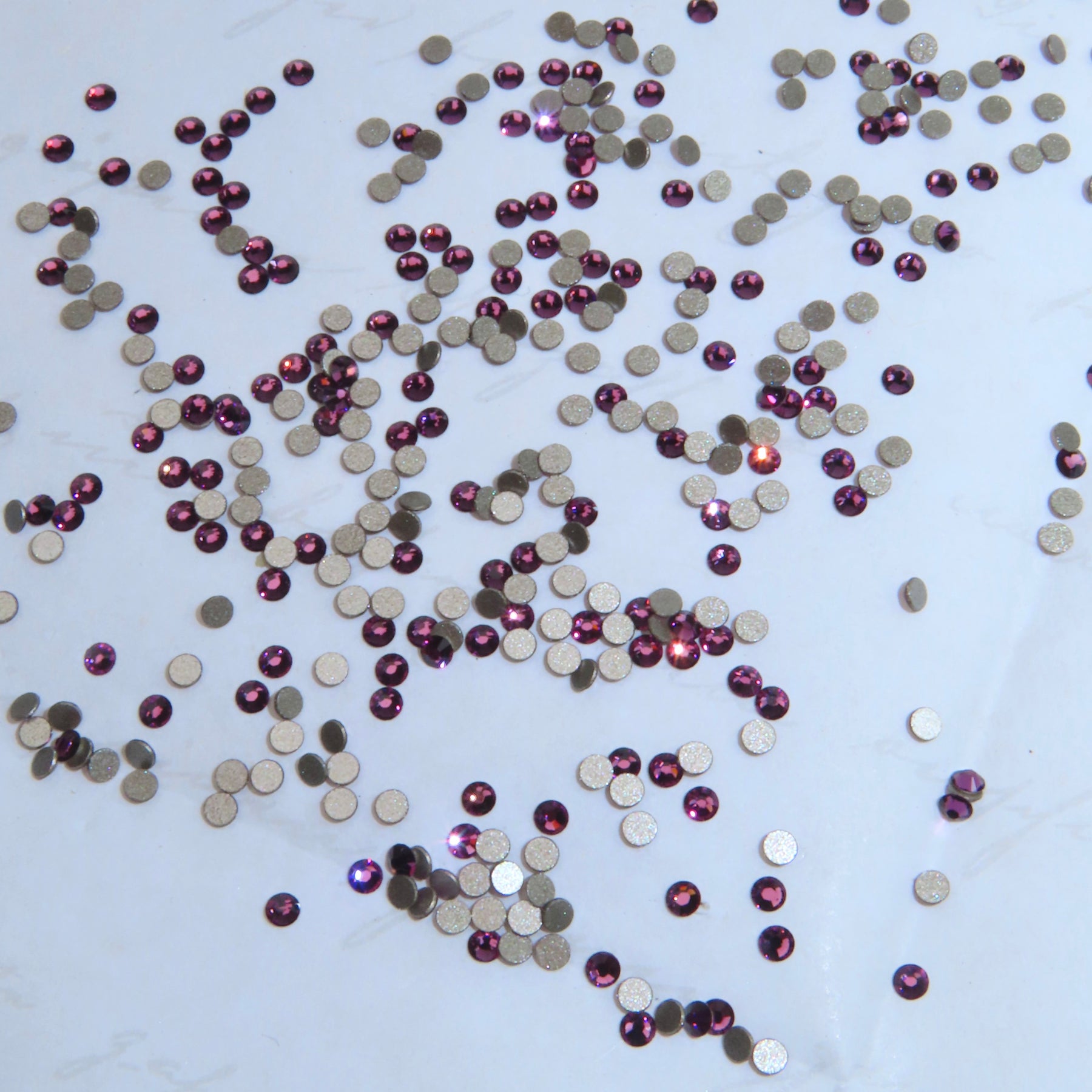 SWAROVSKI® 2058 runde Kristalle - Amethyst
