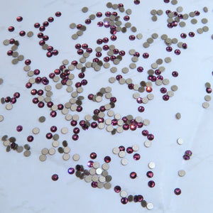 SWAROVSKI® 2058 runde Kristalle - Amethyst