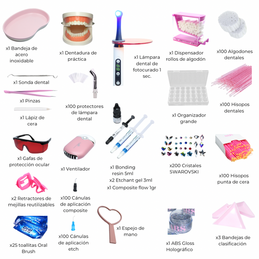 Kit profesional Completo de gemas dentales