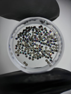 SWAROVSKI® 2000 Runde Zahnsteine ​​- Crystal AB - SS3/SS4