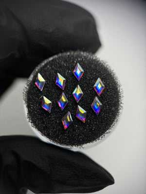10-pack Diamond Shape SWAROVSKI® Dental Gems - Crystal AB