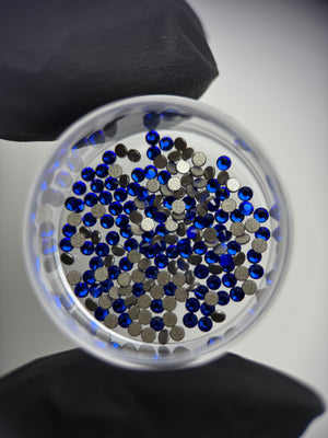 Cristales SWAROVSKI® 2058 redondos - Majestic Blue