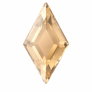 Packung mit 10 SWAROVSKI® Rombo Zahnsteinen - Crystal Golden Shadow