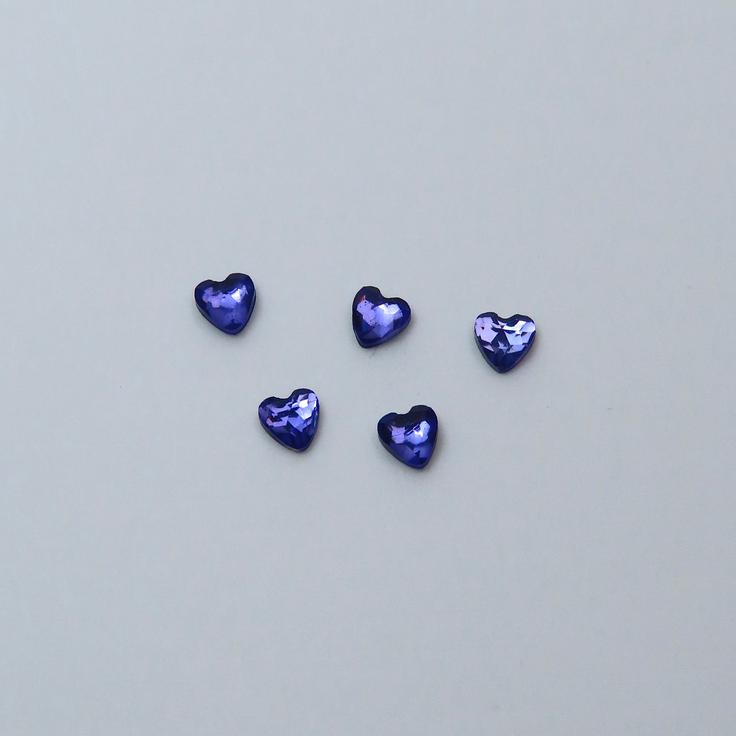 Violet Micro heart - 5 unidades