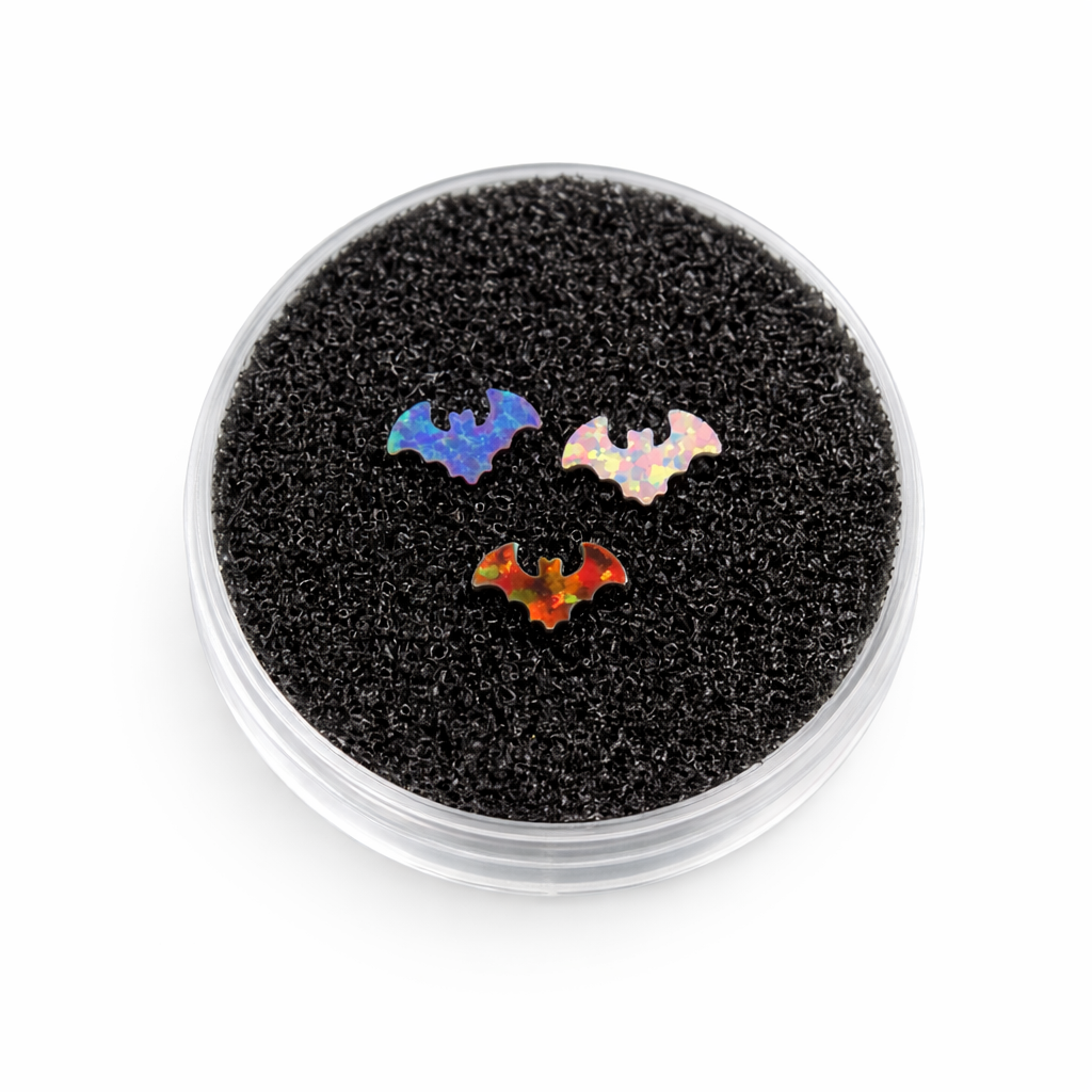 Fledermausförmiger Opal-Zahnschmuck