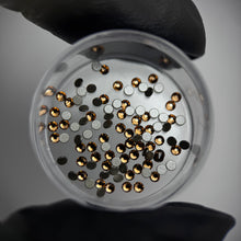SWAROVSKI® 2058 Round Dental Gems - Light Smoked Topaz