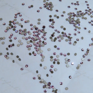 SWAROVSKI® 2058 runde Kristalle - Heller Amethyst