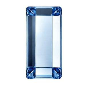 Pack 10 SWAROVSKI® baguette - Aquamarine