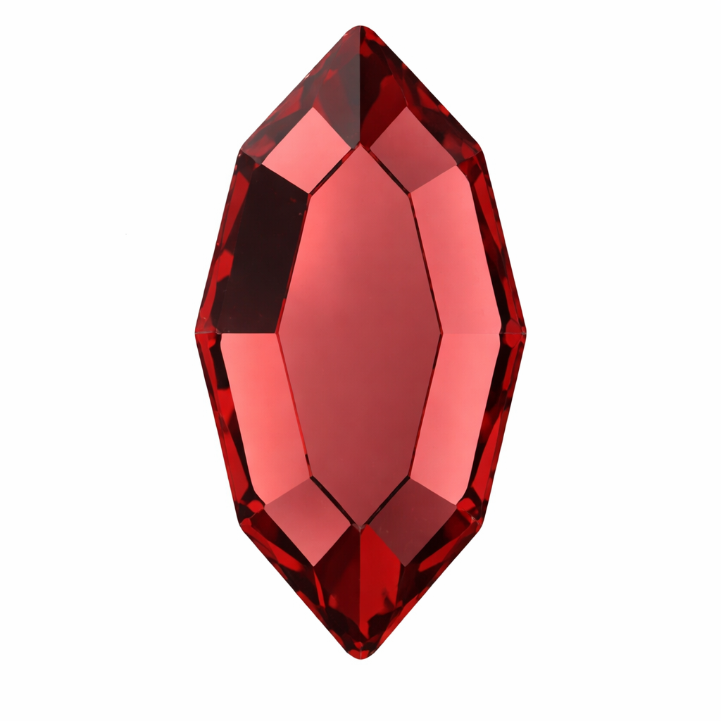 Navette SWAROVSKI® Dental Gem Pack - Scharlachrot