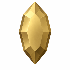 SWAROVSKI® Navette Dental Gem Pack - Crystal Aurum