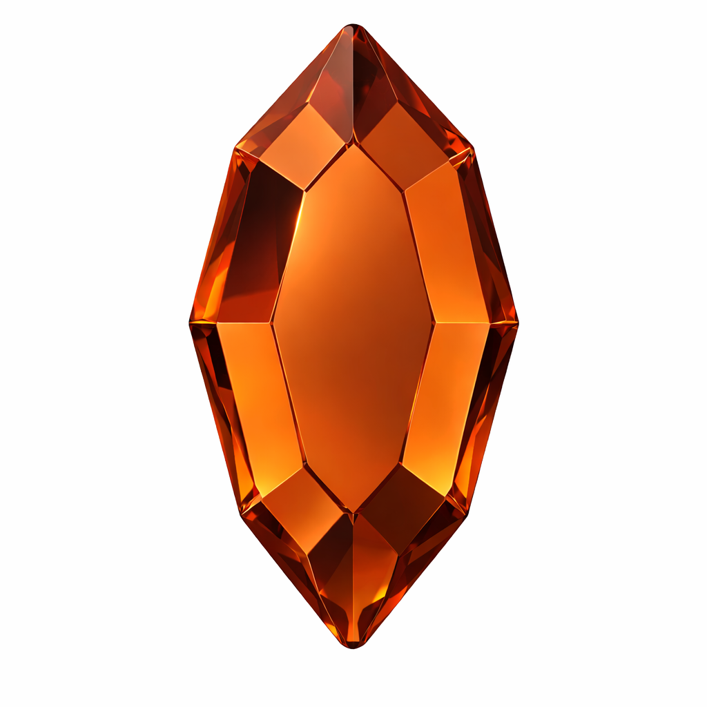 SWAROVSKI® Navette Dental Gem Pack - Dunkelorange