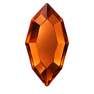 SWAROVSKI® Navette Dental Gem Pack - Dunkelorange