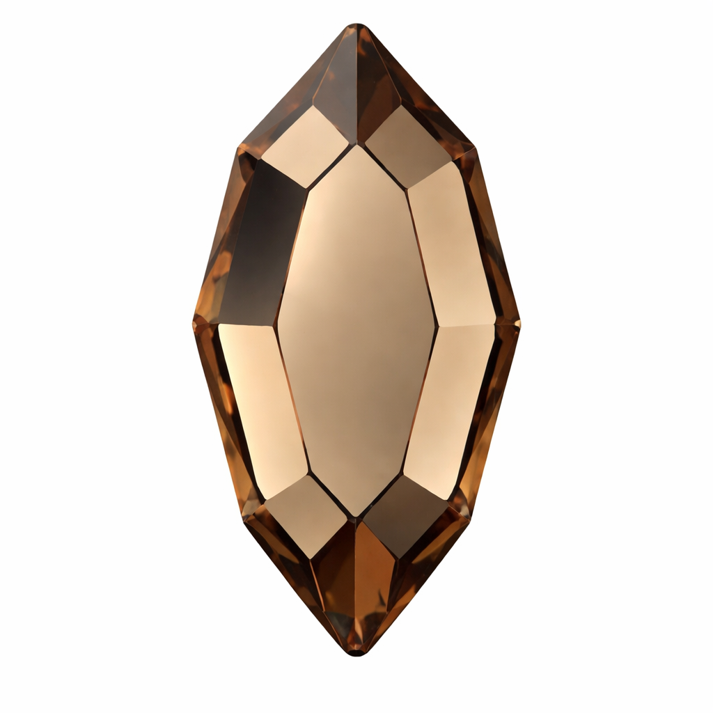 SWAROVSKI® Navette Dental Gem Pack - Heller Rauchtopas