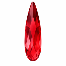 Packung mit 10 Raindrop SWAROVSKI® Zahnsteinen - Helles Siam