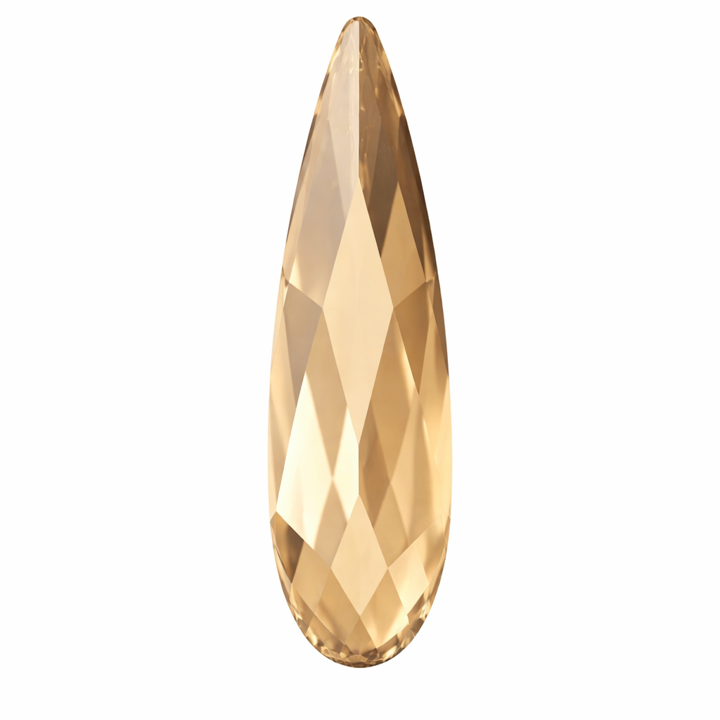 Pack de 10 raindrop SWAROVSKI® - Crystal golden shadow
